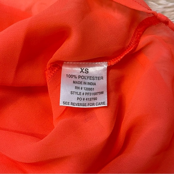 Pink Rose Neon Pink Flowy Layered Tank Top - Picture 7 of 10